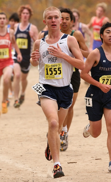 2009 CIF XC Boys D5-044.JPG - 2009 California CIF Cross Country Championships, Woodward Park, Fresno, California